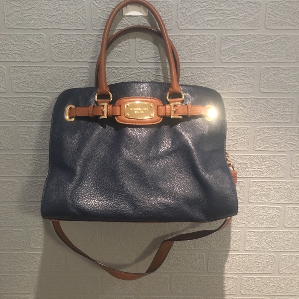 Michael Kor’s dual tone double strap purse
